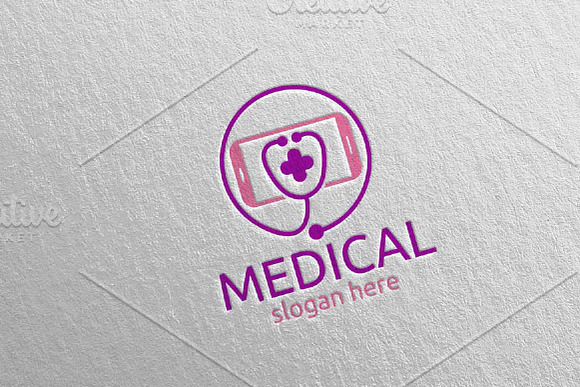 Mobile Cross Medical Logo 107 in Logo Templates - product preview 2