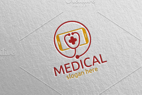 Mobile Cross Medical Logo 107 in Logo Templates - product preview 3
