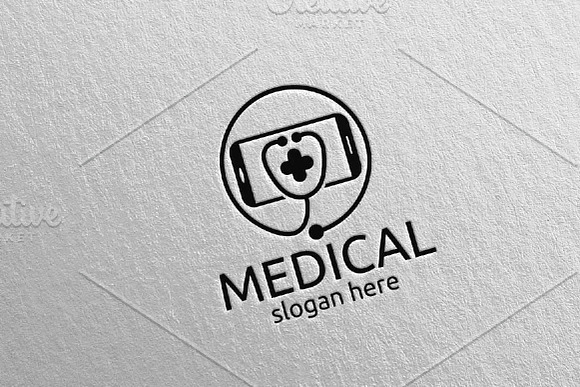 Mobile Cross Medical Logo 107 in Logo Templates - product preview 4