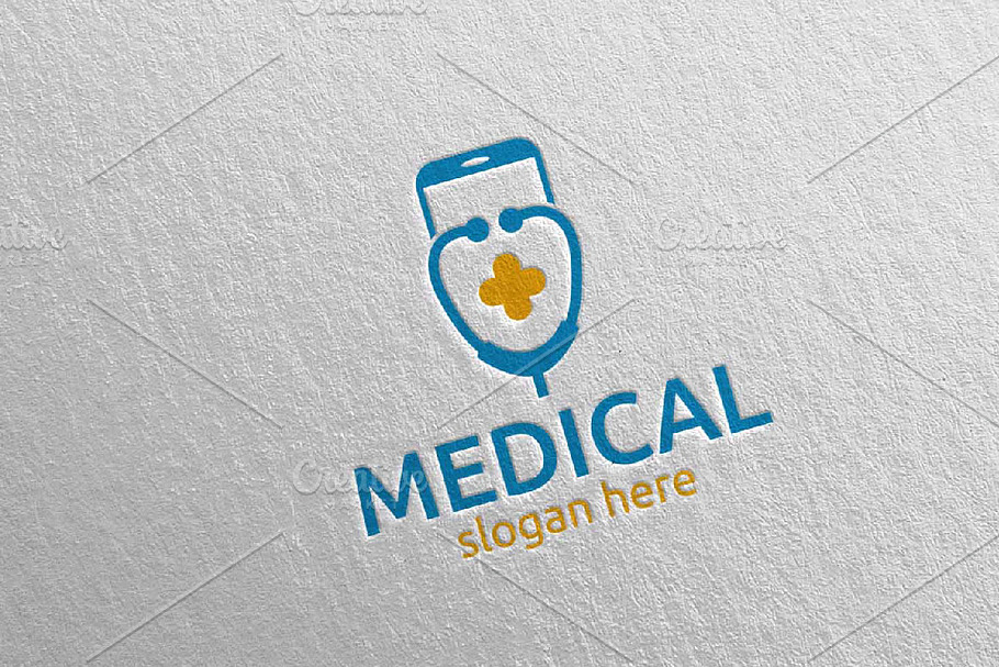 Mobile Cross Medical Logo 108 in Logo Templates - product preview 8