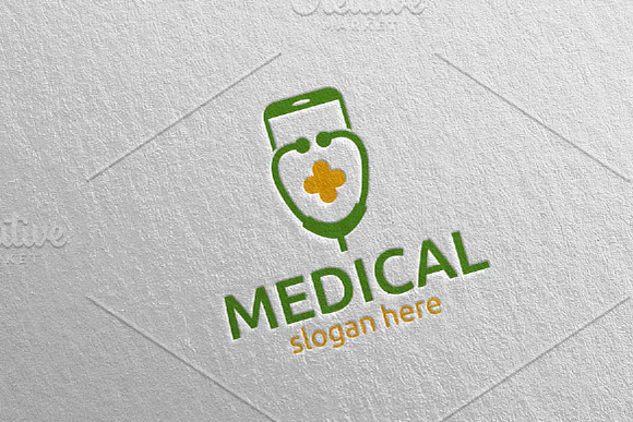 Mobile Cross Medical Logo 108 in Logo Templates - product preview 2