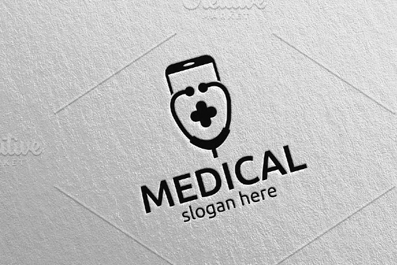 Mobile Cross Medical Logo 108 in Logo Templates - product preview 4