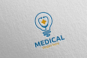 Bulb Cross Medical Hospital Logo 110
