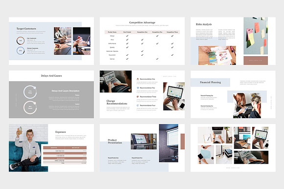 Jumeo : Project Report Powerpoint in PowerPoint Templates - product preview 3