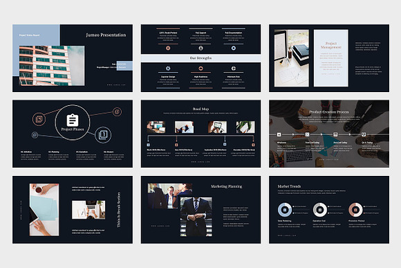 Jumeo : Project Report Powerpoint in PowerPoint Templates - product preview 6