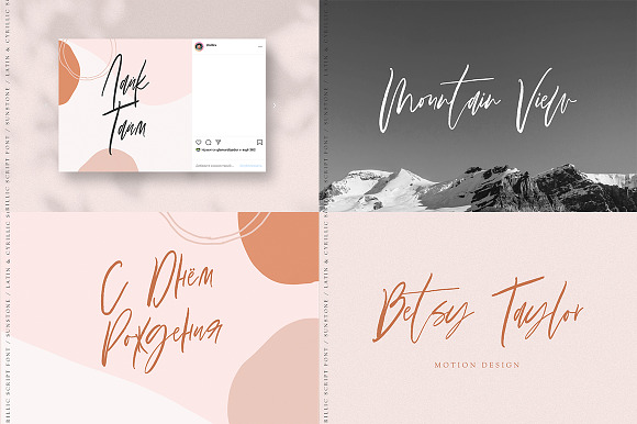Cyrillic Fonts Bundle in Script Fonts - product preview 2