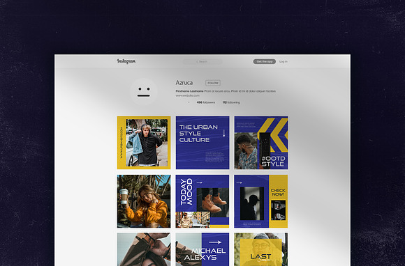 Vighpey Puzzle Instagram Feed in Instagram Templates - product preview 4