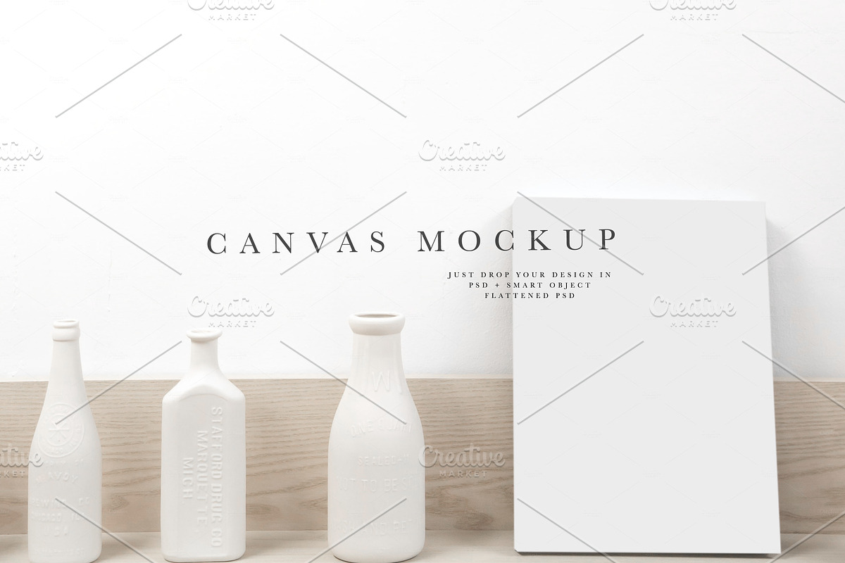 #572 Canvas Print Mockup in Print Mockups - product preview 8