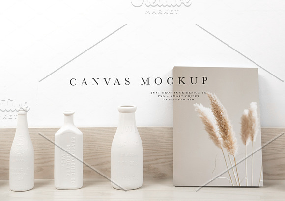 #572 Canvas Print Mockup in Print Mockups - product preview 2