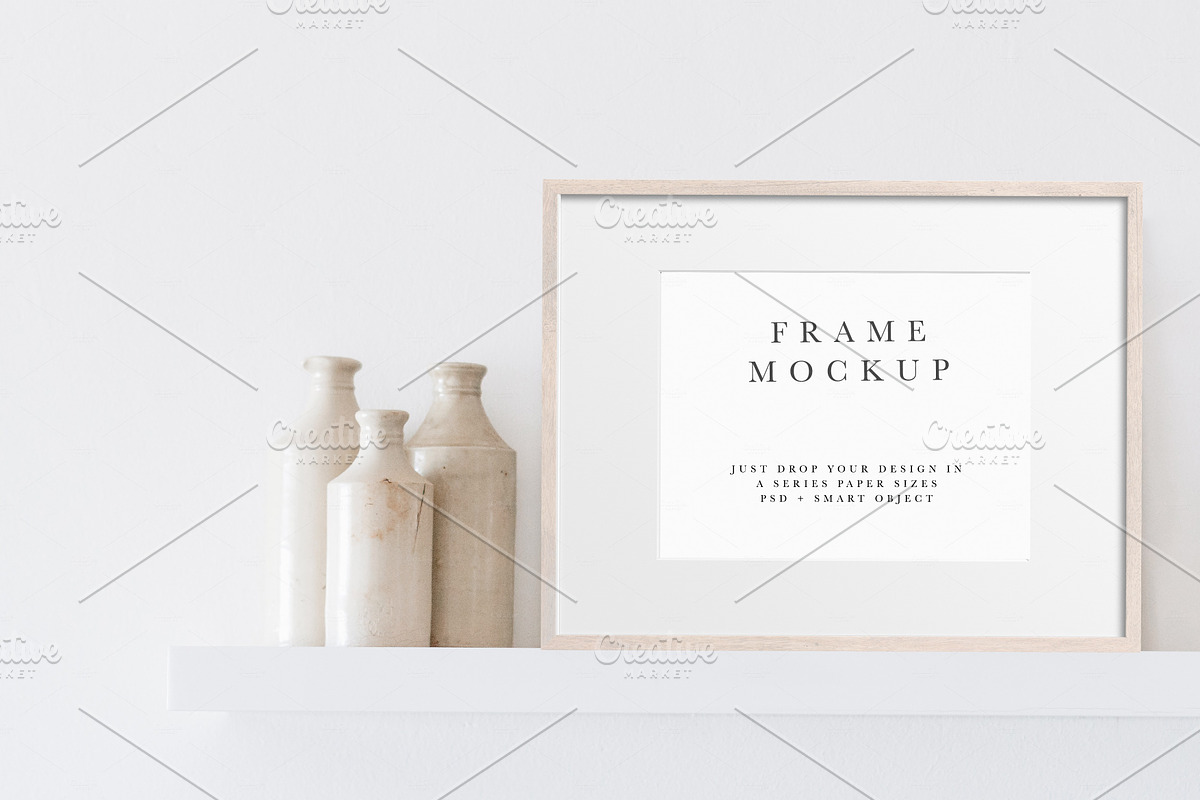 #571 Frame Mockup PSD template in Print Mockups - product preview 8
