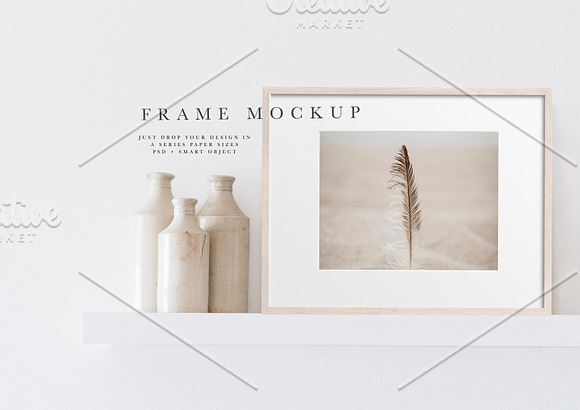 #571 Frame Mockup PSD template in Print Mockups - product preview 6