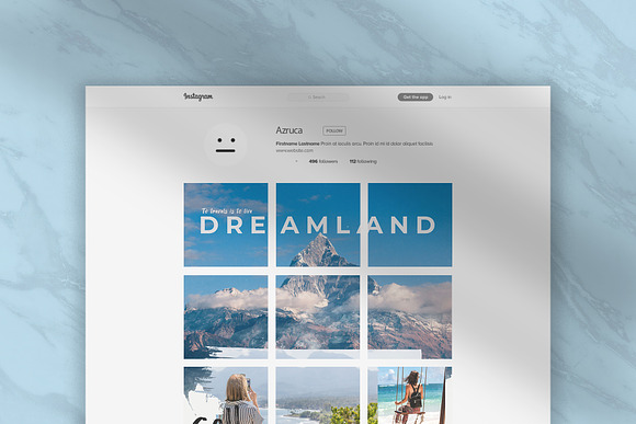 Travelnia Puzzle Instagram Feed in Instagram Templates - product preview 4