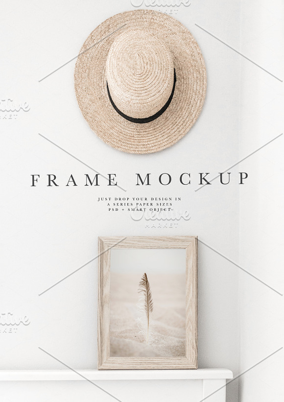 #570 Boho Inspired Frame Mockup in Print Mockups - product preview 1