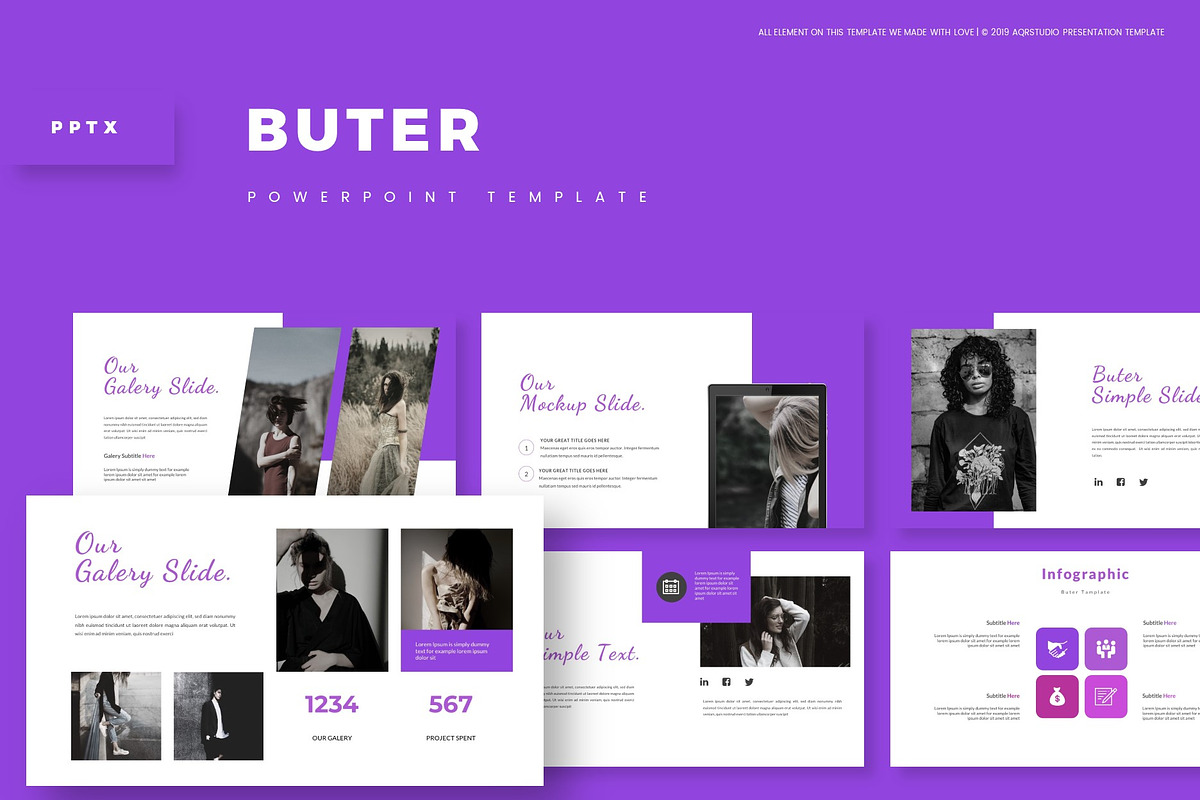 Buter - Powerpoint Template in PowerPoint Templates - product preview 8