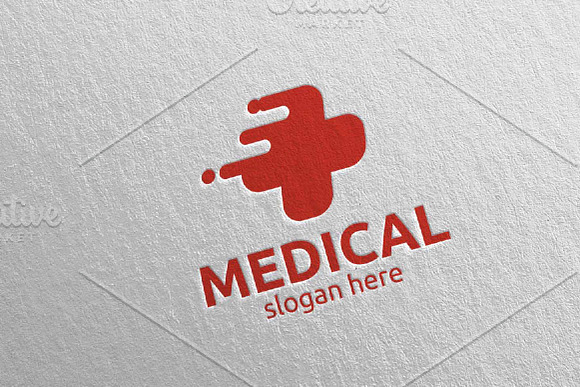 Fast Medical Hospital Logo 113 in Logo Templates - product preview 1
