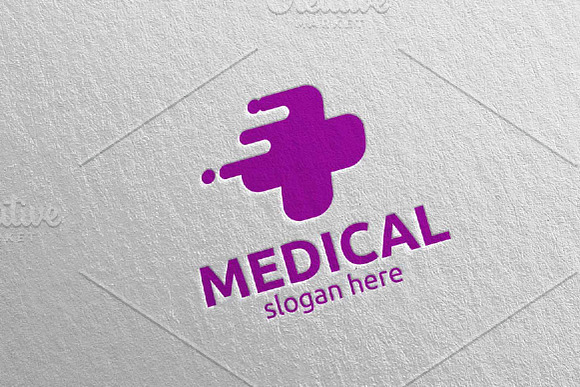 Fast Medical Hospital Logo 113 in Logo Templates - product preview 2