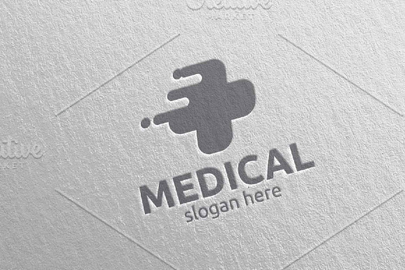Fast Medical Hospital Logo 113 in Logo Templates - product preview 4