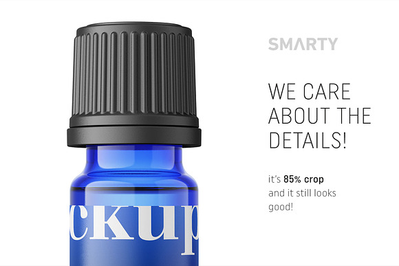 Essential oil bottle mockup 10ml in Product Mockups - product preview 3