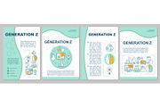 Generation Z brochure template