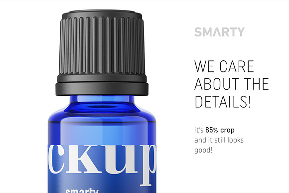 Essential oil bottle mockup 15ml in Product Mockups - product preview 3