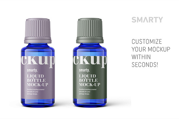 Essential oil bottle mockup 20ml in Product Mockups - product preview 2