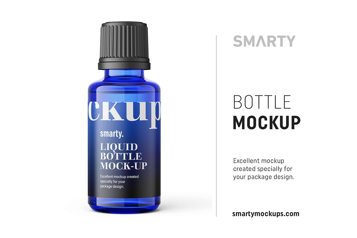 Essential oil bottle mockup 30ml in Product Mockups - product preview 8