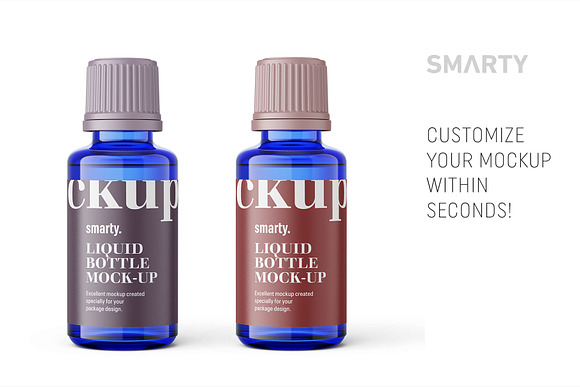 Essential oil bottle mockup 30ml in Product Mockups - product preview 2