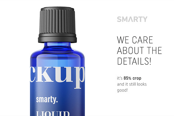 Essential oil bottle mockup 50ml in Product Mockups - product preview 3