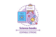 Science books concept icon