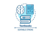 Textbooks concept icon