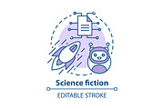 Science fiction concept icon