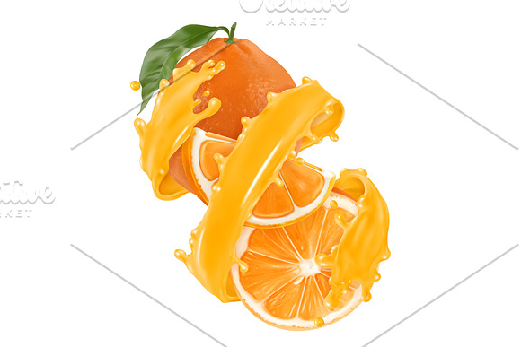 Orange, pineapple, grapes, peach in Icons - product preview 1