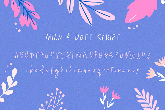 Milo & Dott Font Duo in Script Fonts - product preview 5