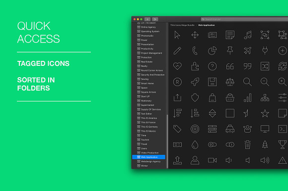Thin Icons Mega Bundle 3000+ in Icons - product preview 6