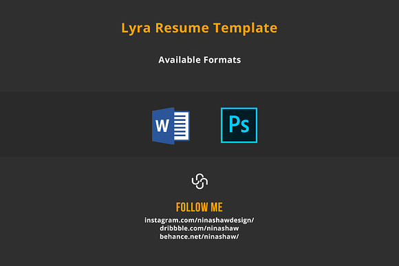 Lyra Resume Template in Letter Templates - product preview 14