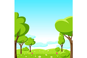 Spring or summer background with