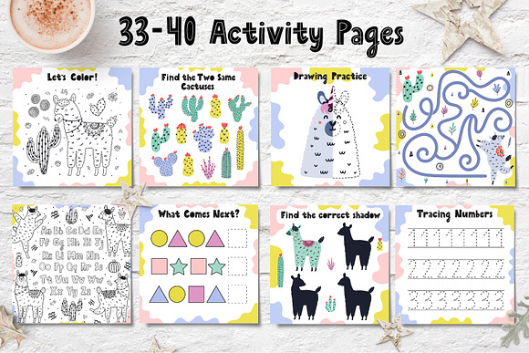 Llama Activities Collection in Illustrations - product preview 8