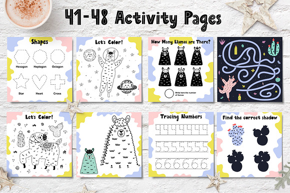Llama Activities Collection in Illustrations - product preview 9