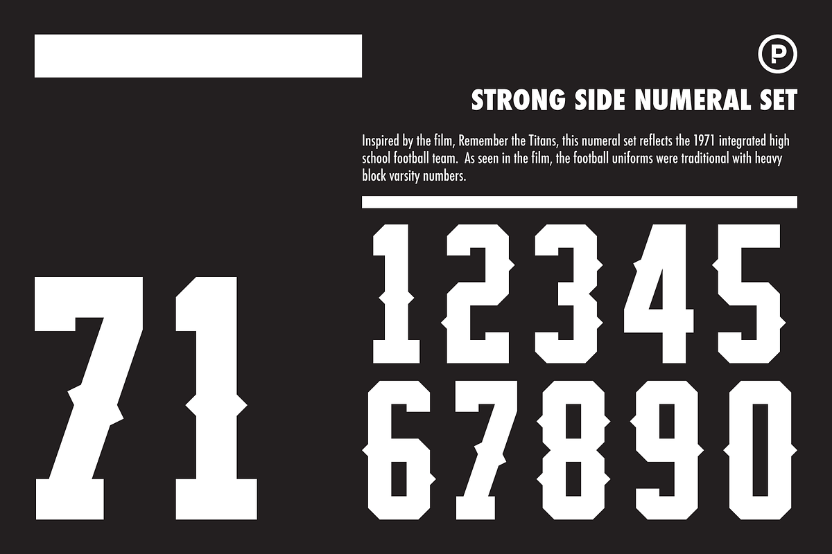 Strong Side Numeral Set in Serif Fonts - product preview 8