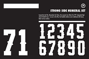 Strong Side Numeral Set