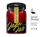 Jar Jam Mockup (high-angle) #5