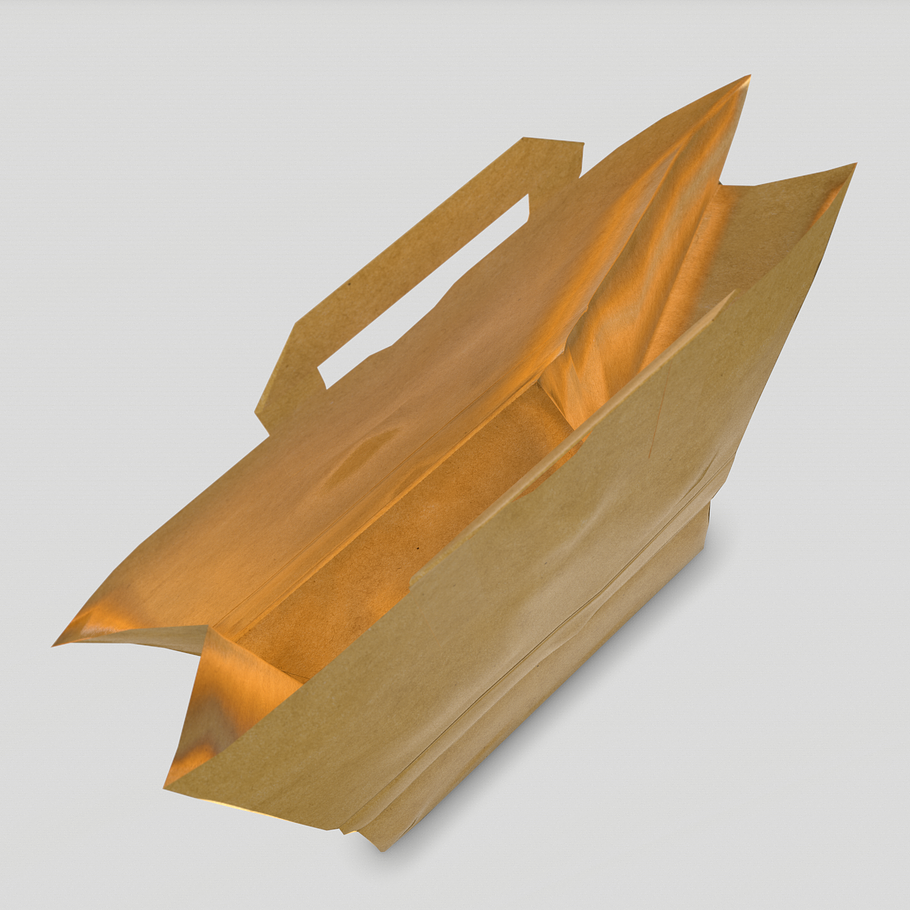 Paper Bag PBR Low poly in Objects - product preview 7