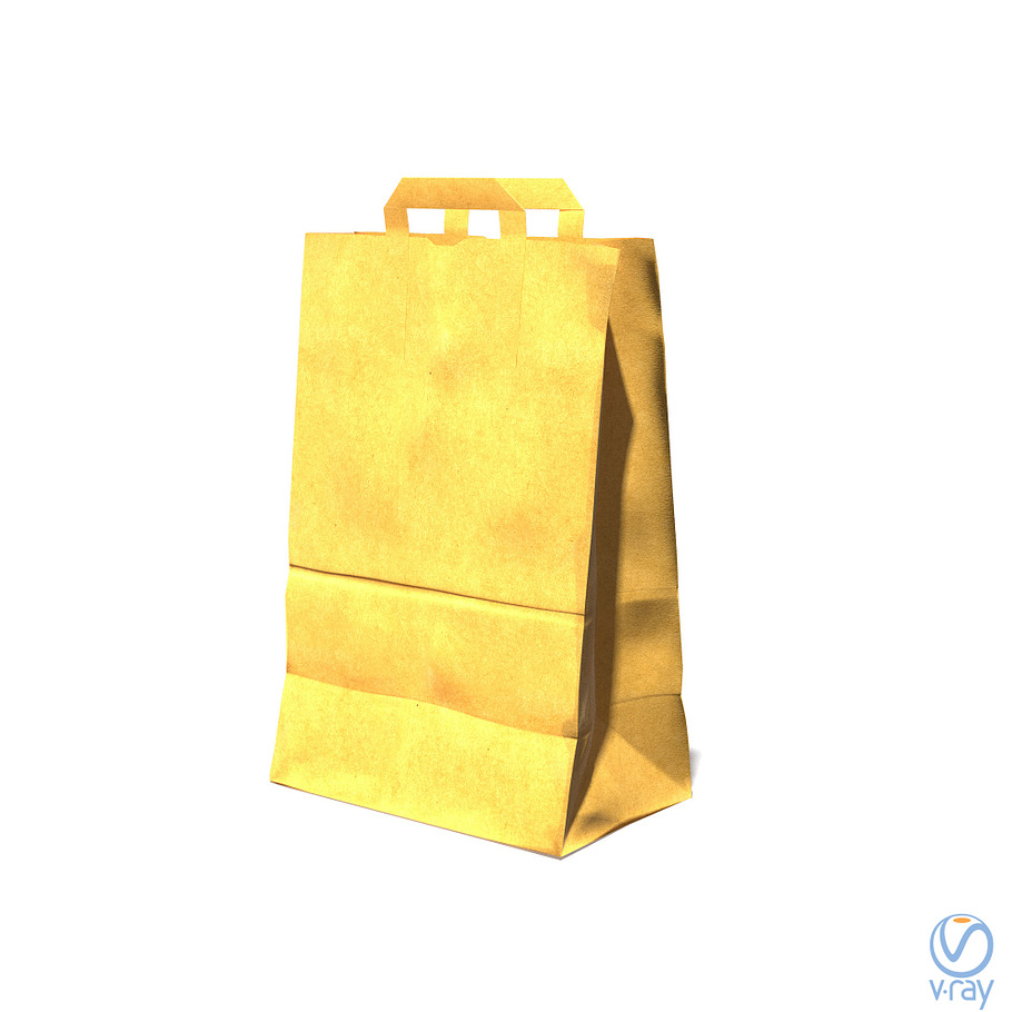 Paper Bag PBR Low poly in Objects - product preview 12