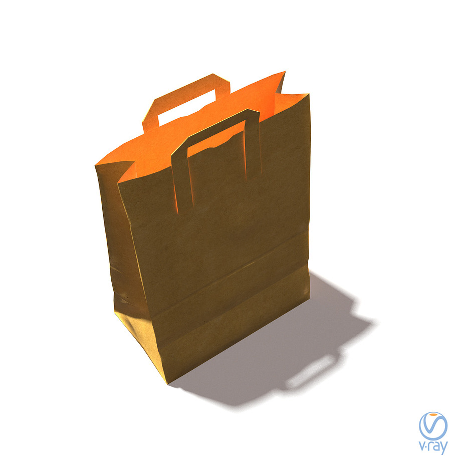 Paper Bag PBR Low poly in Objects - product preview 14