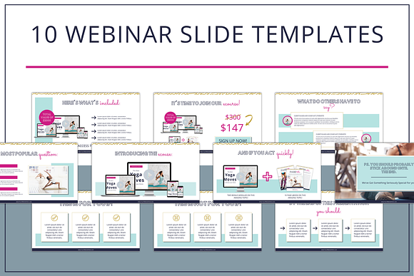 eCourse & Webinar Bundle | Canva PPT in PowerPoint Templates - product preview 3