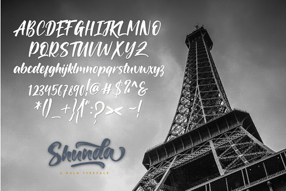 Shunda Typeface in Display Fonts - product preview 5
