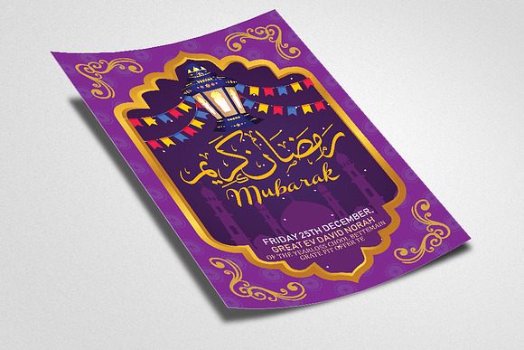 Ramadan Kareem Flyer Template in Flyer Templates - product preview 1