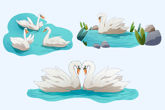 Ugly Duckling Clip Art Collection in Illustrations - product preview 3