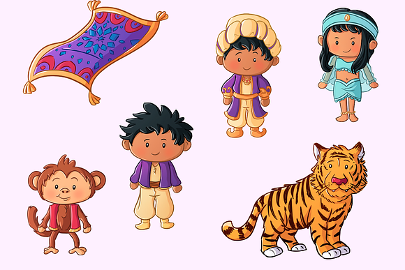 Arabian Nights Clip Art Collection in Illustrations - product preview 2