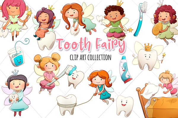 Tooth Fairy Clip Art Collection
